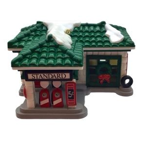 Coca-Cola Trim-A-Tree Collection 1991- 1930’s Service Station Christmas Ornament